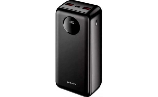Proove Illuminator SE 22.5W 20000mAh Fast charging: PD, QC, Plastic Body, LED Display, Power Bank - Black